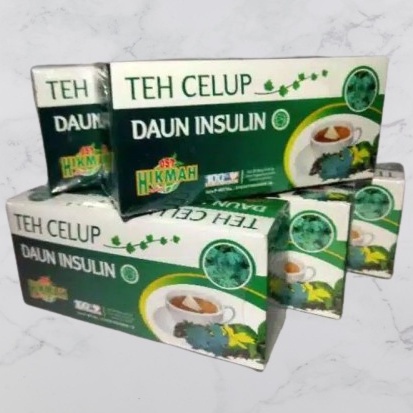 

Teh Celup Daun Insulin Hikmah isi 20 - Obat Diabetes - Teh Daun Insulin - Teh Herbal - Daun Insulin Original 100%