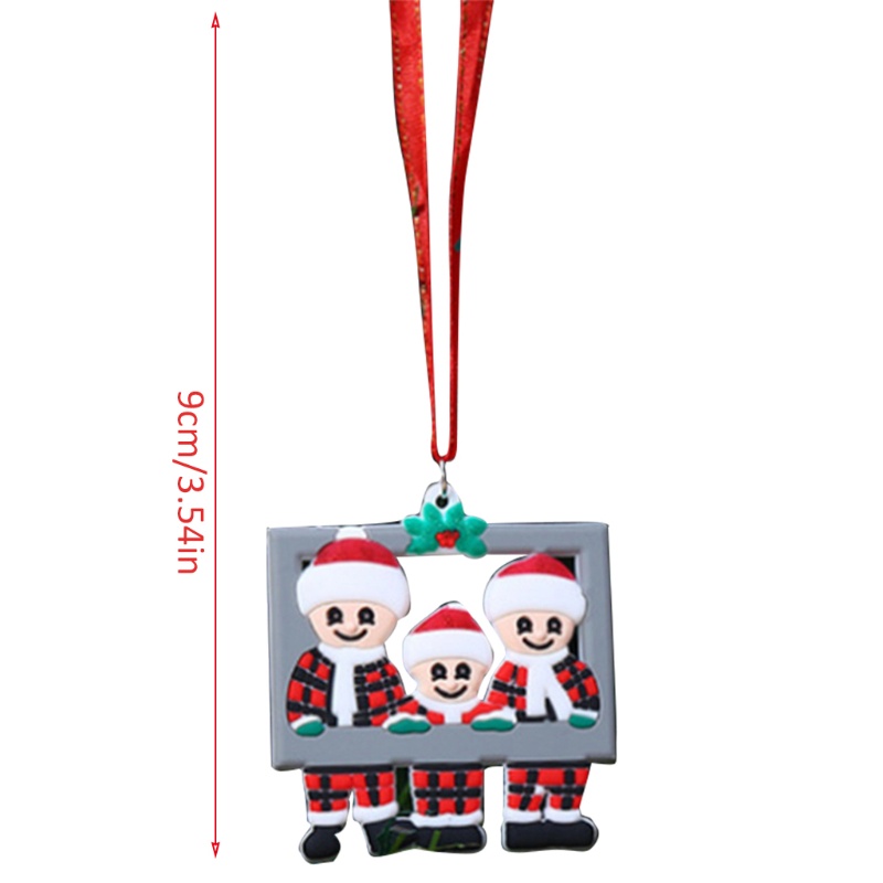 Ornamen Gantung Desain Keluarga 2 / 3 / 4 / 5 / 6 Untuk Pohon Natal