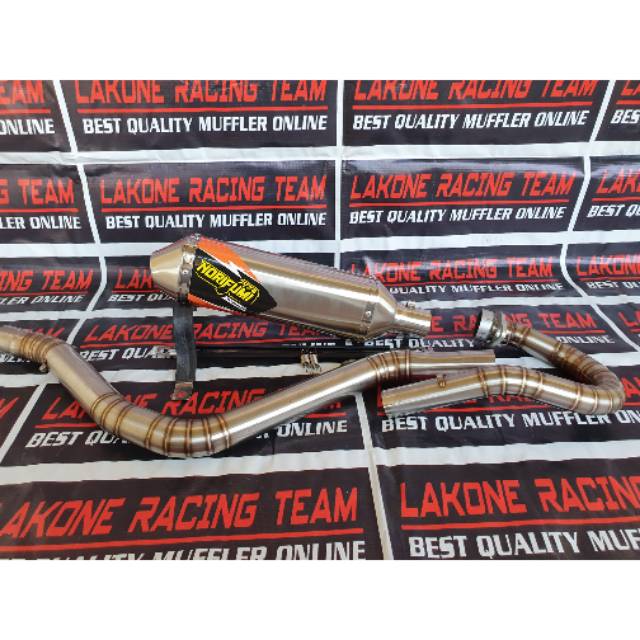 KNALPOT RACING NORIFUMI FULLSYSTEM HONDA CRF 250 RALLY 250F 250L 230 KLX 250 D-TRACKER 250