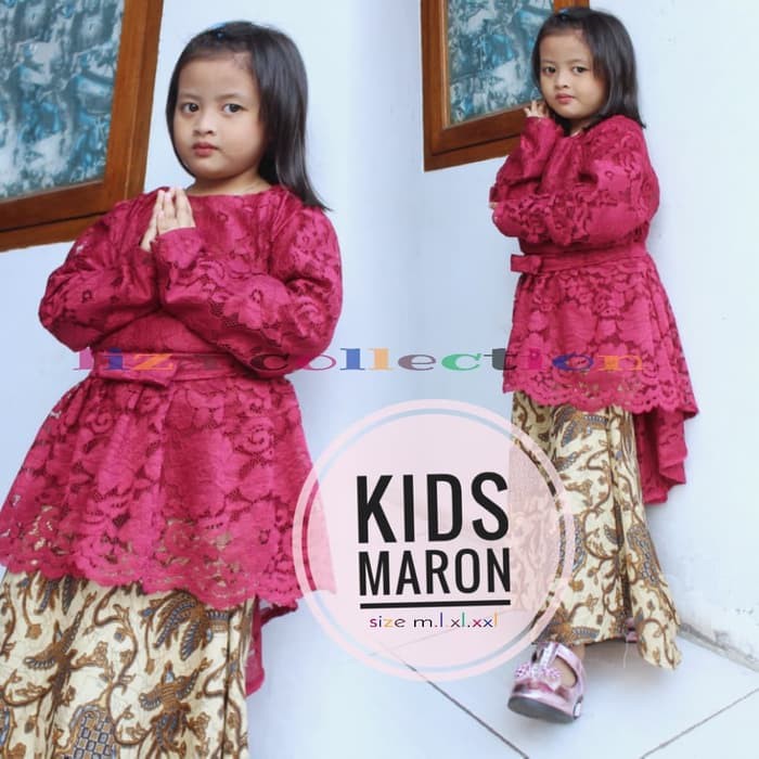 stelan kebaya aurora anak kids kekinian new