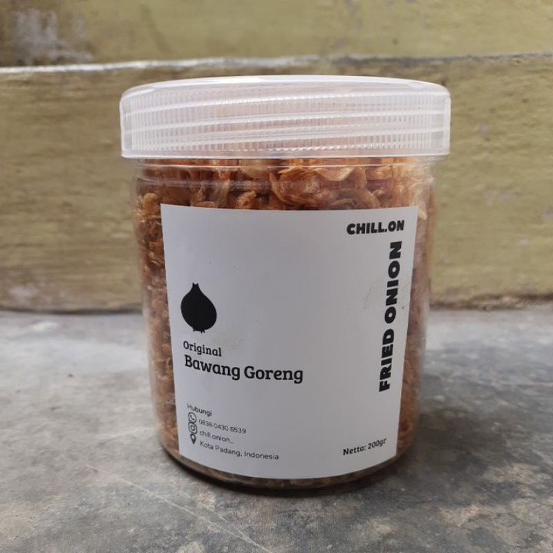 

Bawang Goreng Toples SIZE S