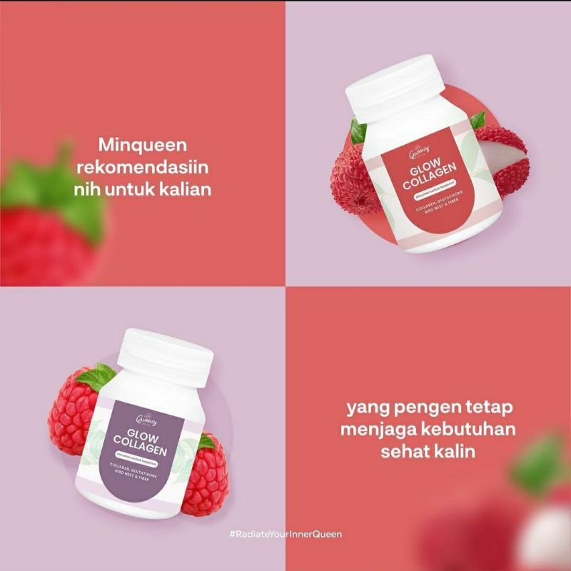 [FREE GIFT] Glow collagen Queenzy Skin with bird nest || NEW VARIAN Glow Collagen Queenzy Skin || Collagow by Queenzy Skin || Collagen Drink