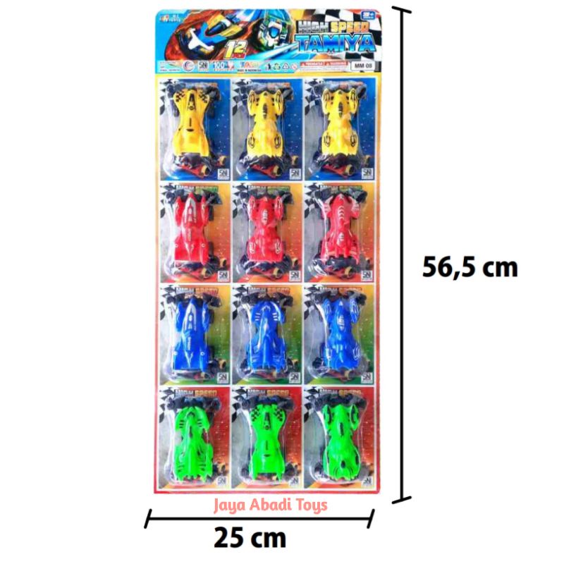 MAINAN ANAK MURAH !!! TAMIYA HIGH SPEED ISI 12 WARNA RANDOM MM08