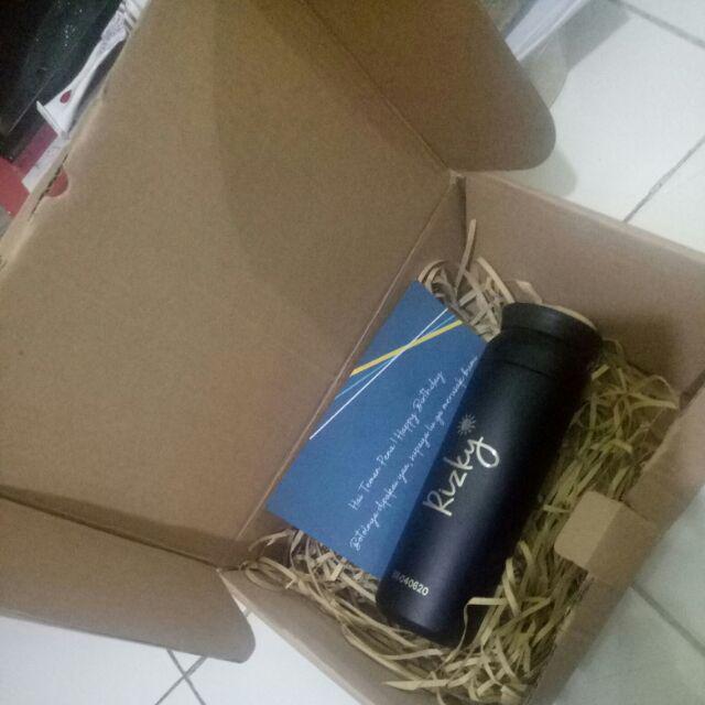 Botol Minum / Kado / Tumbler Custom Travel  500 Ml Grafir