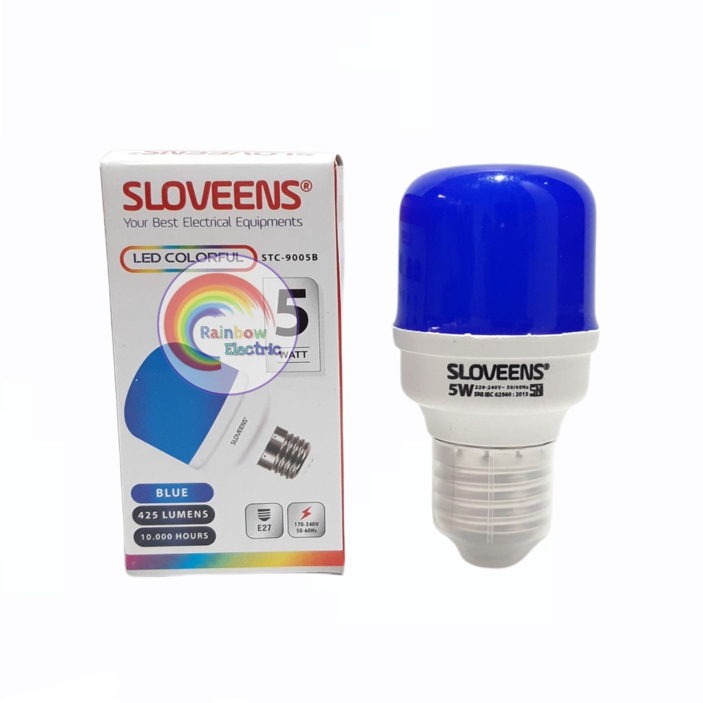 Sloveens Lampu LED 5 Watt Warna Warni / Lampu Dekorasi