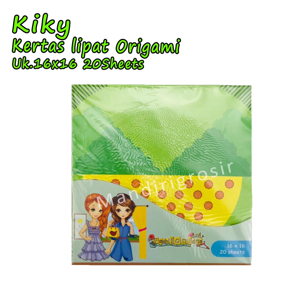 Kertas lipat origami * Kiky * Fashionista Atp 80 * Uk.16x16 20Sheets