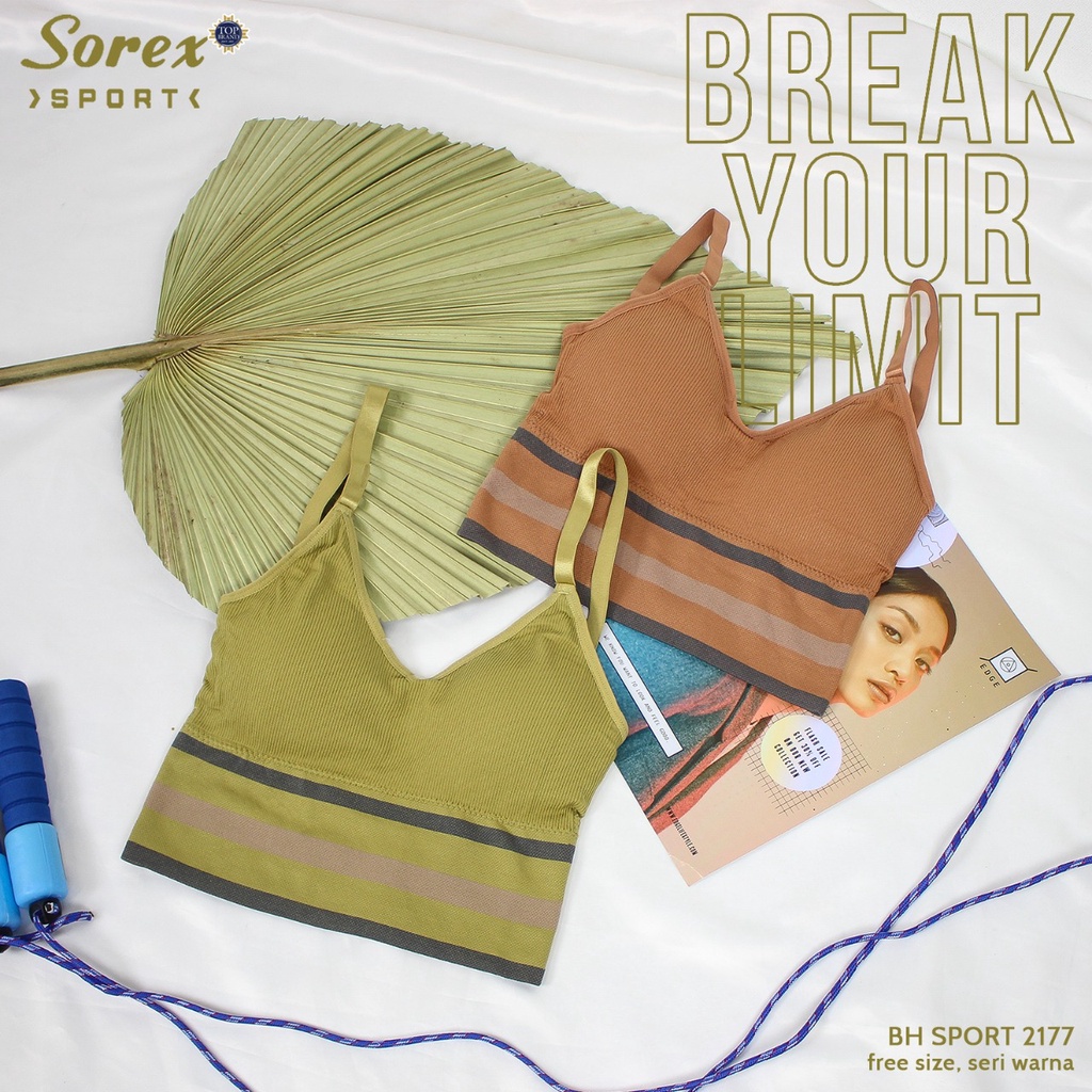 BH BRA Sport Seamless Sorex 2177 Yoga Fitness Senam Zumba