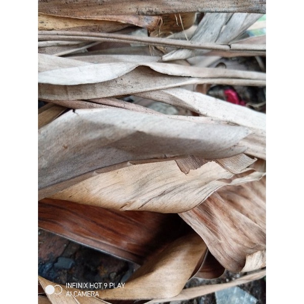 Daun pisang kering /klaras