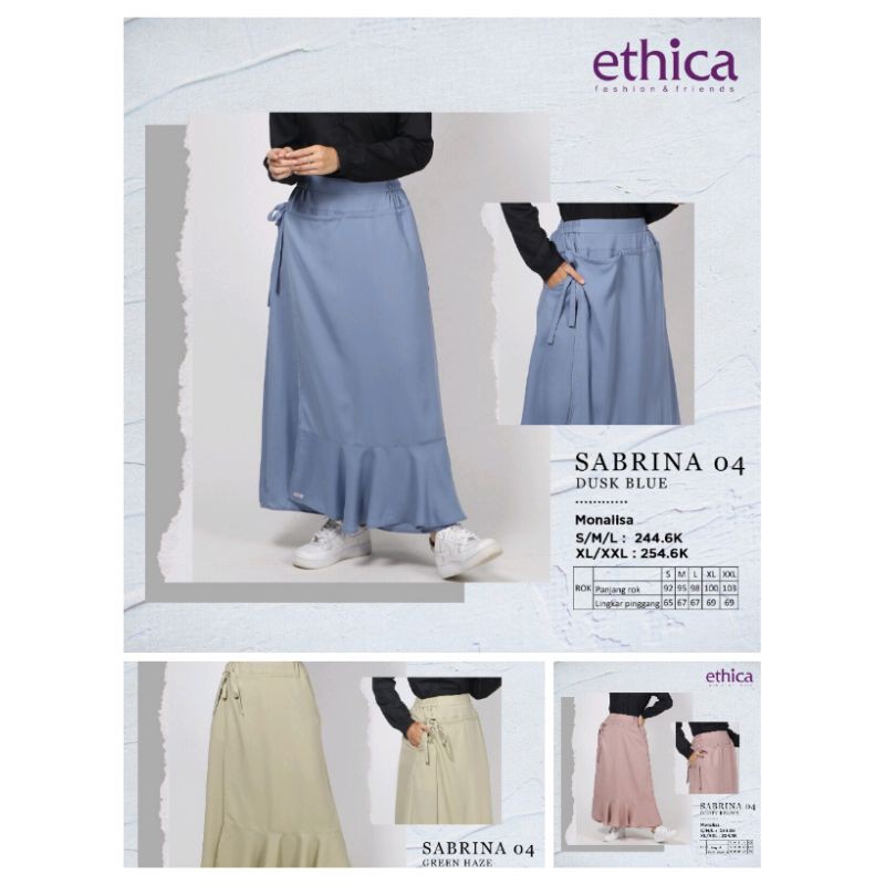 ROK ETHICA SABRINA 04 GREEN HAZE, DUSTY BROWN, DUSK BLUE