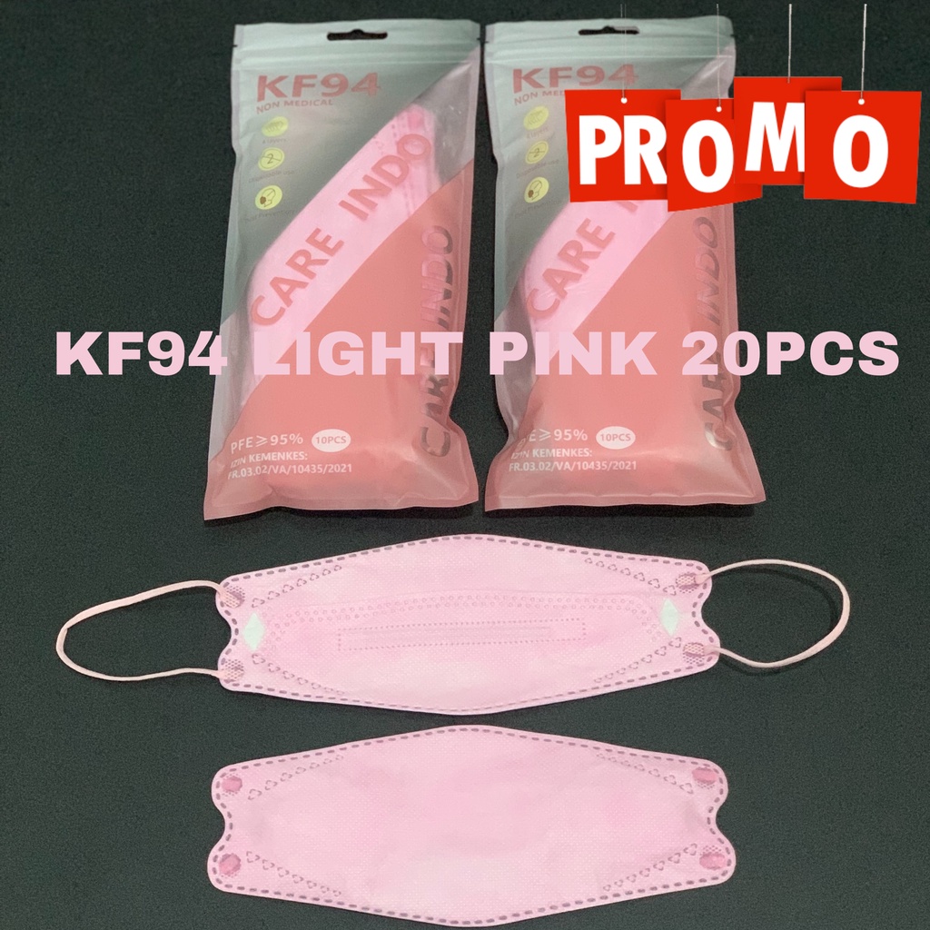 Jual [ Kf94 3d Mask ] Masker Korea Model Kf94 Premium Mask 4 Ply Isi 20 Pcs Indonesia Shopee