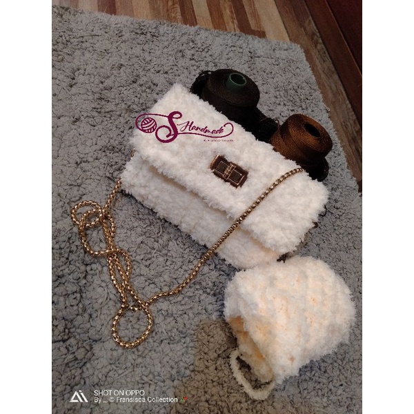 tas pesta jinjing handmade rajut