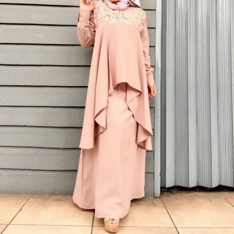 Gamis pesta mewah dan elegant