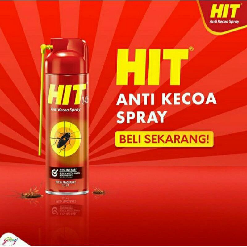 HIT Anti Kecoa Spray 150ml / 325ml