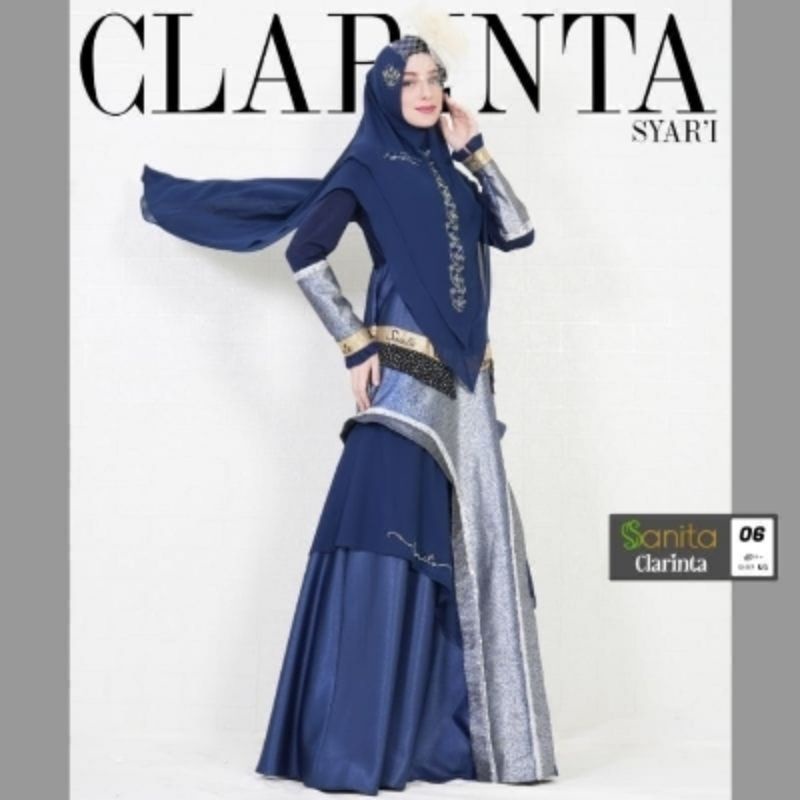 Clarita syari by Sanita Hijab