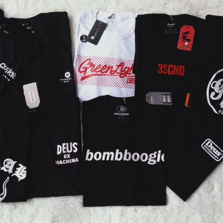 KAOS BM ORI DISTRO katun combed 30s