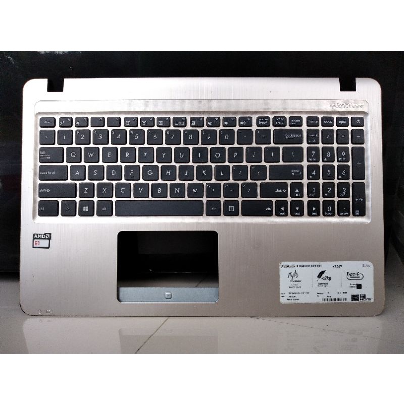 palmrest casing bagian atas keyboard laptop asus x540 x540y x 540 y
