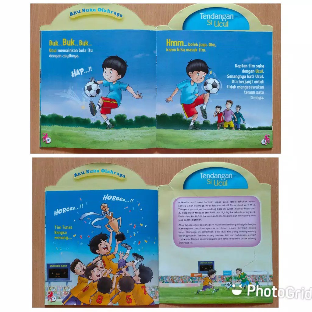 Buku Cerita Anak - Buku Cerita Bergambar (Cergam) - Seri Aku Suka Olahraga-3
