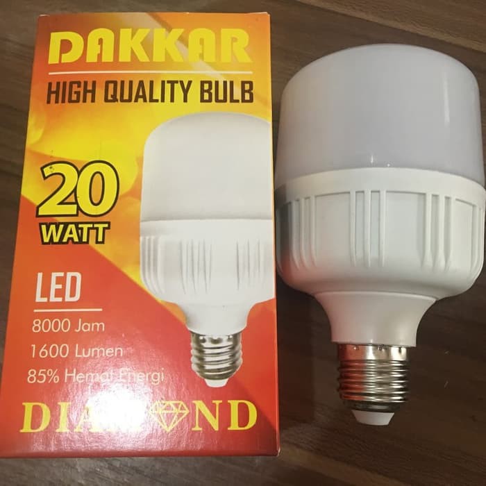 Lampu LED Tabung Dakkar Seri Diamond 20W 20 Watt Lampu Rumah