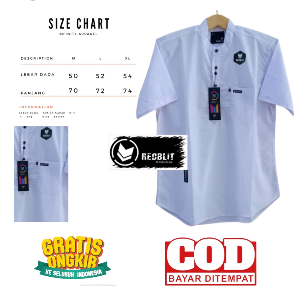 Baju koko pria dewasa lebaran 2024