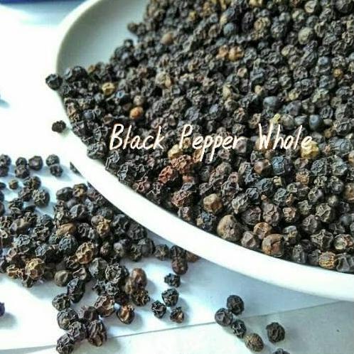 

Black Pepper Whole Lada Hitam Utuh Merica Hitam Biji Grade A - 100Gr