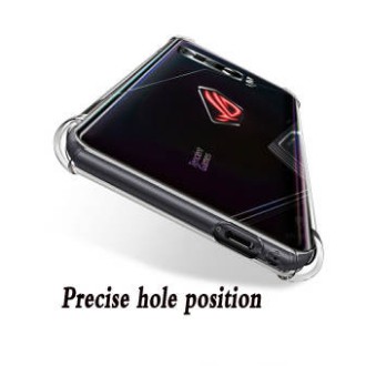 3 in 1 Pelindung Layar + Soft case Airbag Anti Crack Asus ROG Phone 3