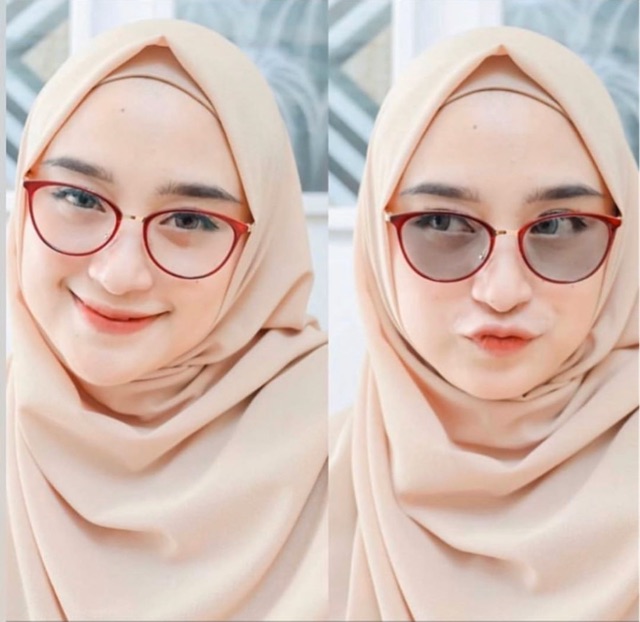 KACAMATA BELVA EYEGLASSES MAROON