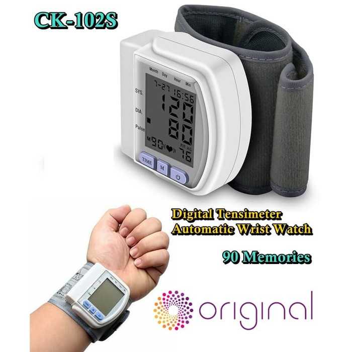 Tensimeter Digital Pergelangan Tangan CK-102S Blood Pressure Monitor (JM)