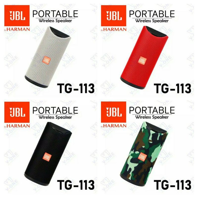 Speaker Bluetooth TG-113 JBL Music Box Panjang BT TG113 Wireless Portable Extra Bass-Speaker BT TG-113