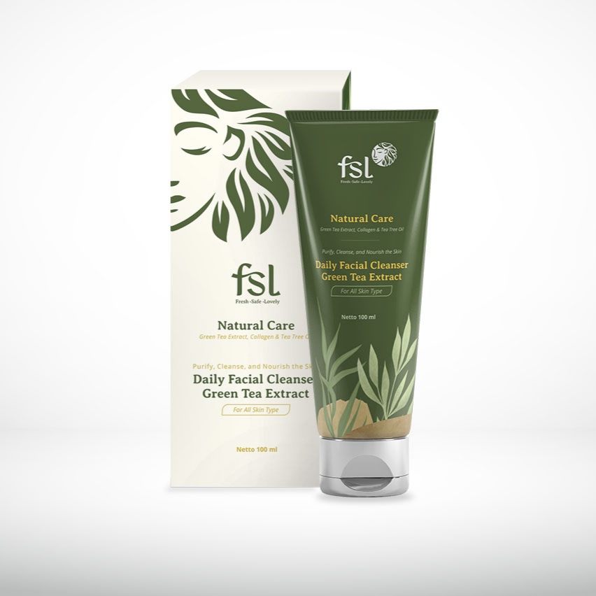 FSL Daily Facial Cleanser Sabun Pembersih Wajah Skincare Kolagen