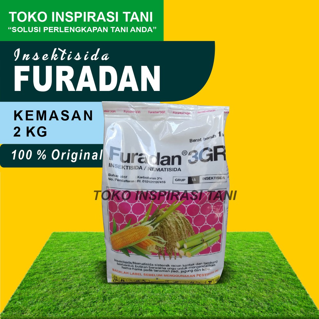 Bisa COD Furadan 3GR 2Kg/Insektisida Furadan 3GR 2 kg Pengendali Hama/Furadan 3GR Kemasan 2 kg