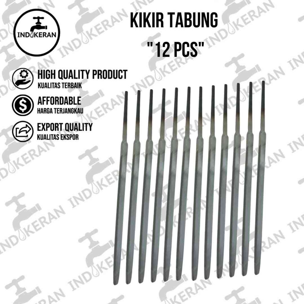 INDOKERAN - Kikir Tabung 1 Kotak isi 12 PCS - High Quality