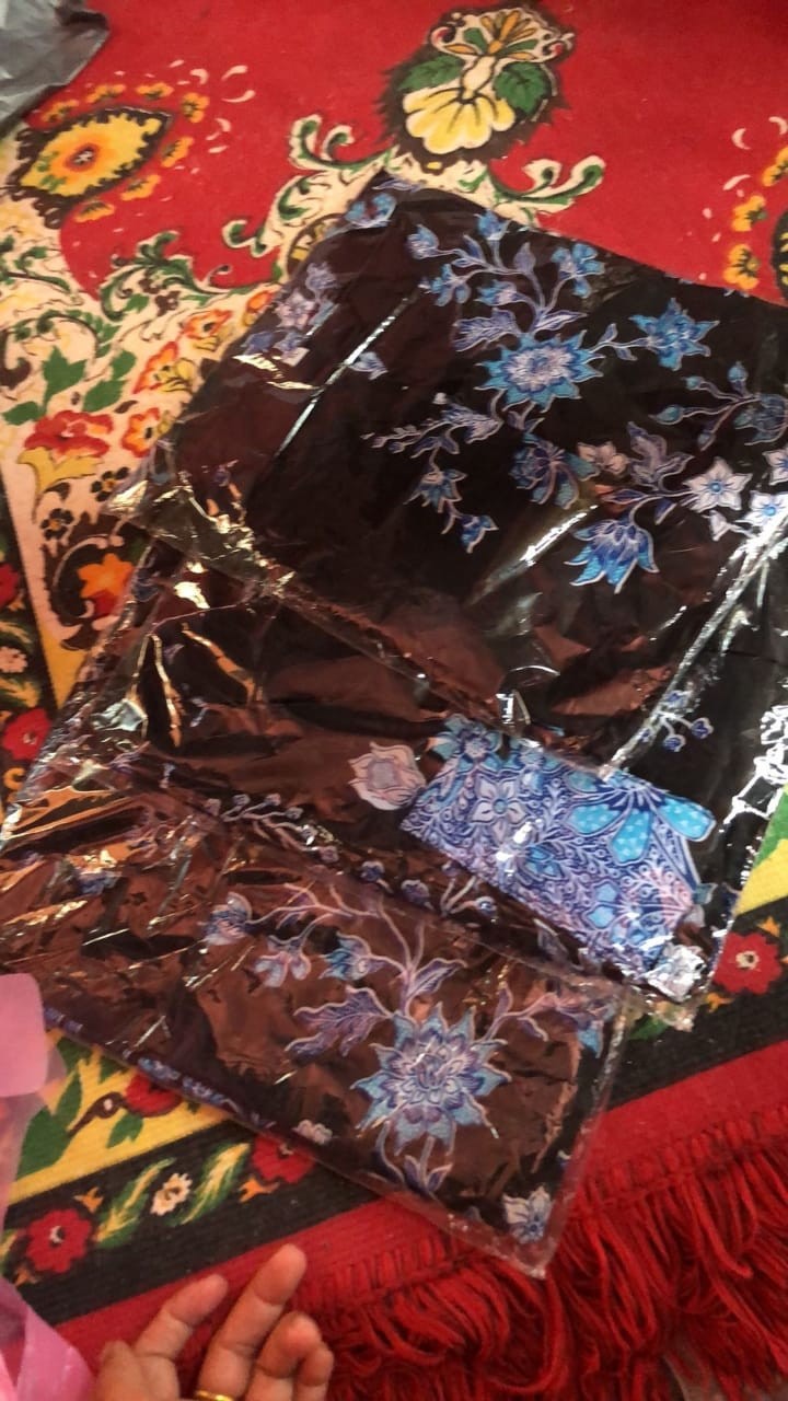 Batik Couple Keluarga Maura Couple Sania Ruffle Ori Ndoro Jowi Dnt Cibulan