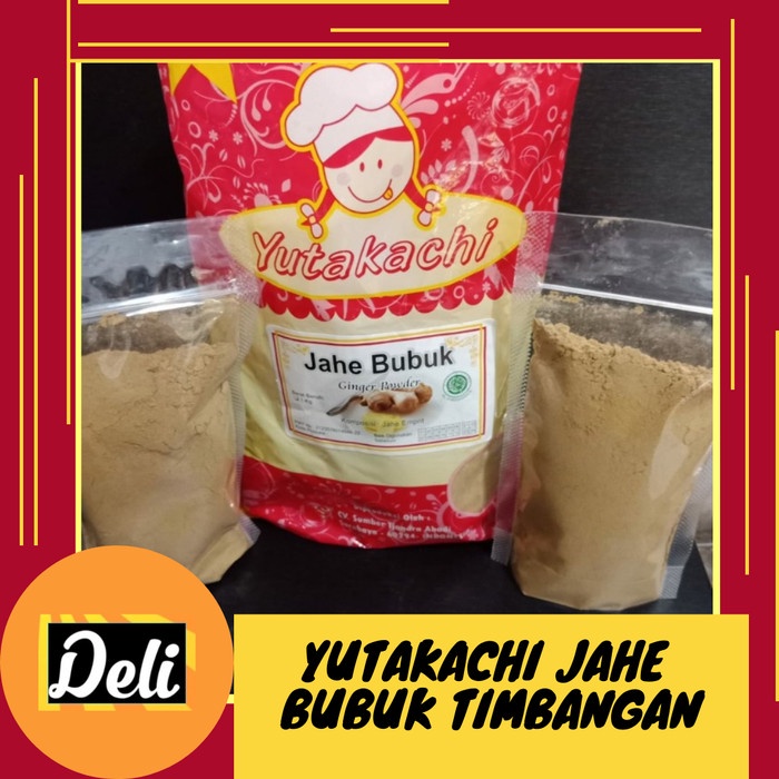 

Jahe Bubuk Ginger Powder Rempah Yutakachi Timbangan Repack 100gr