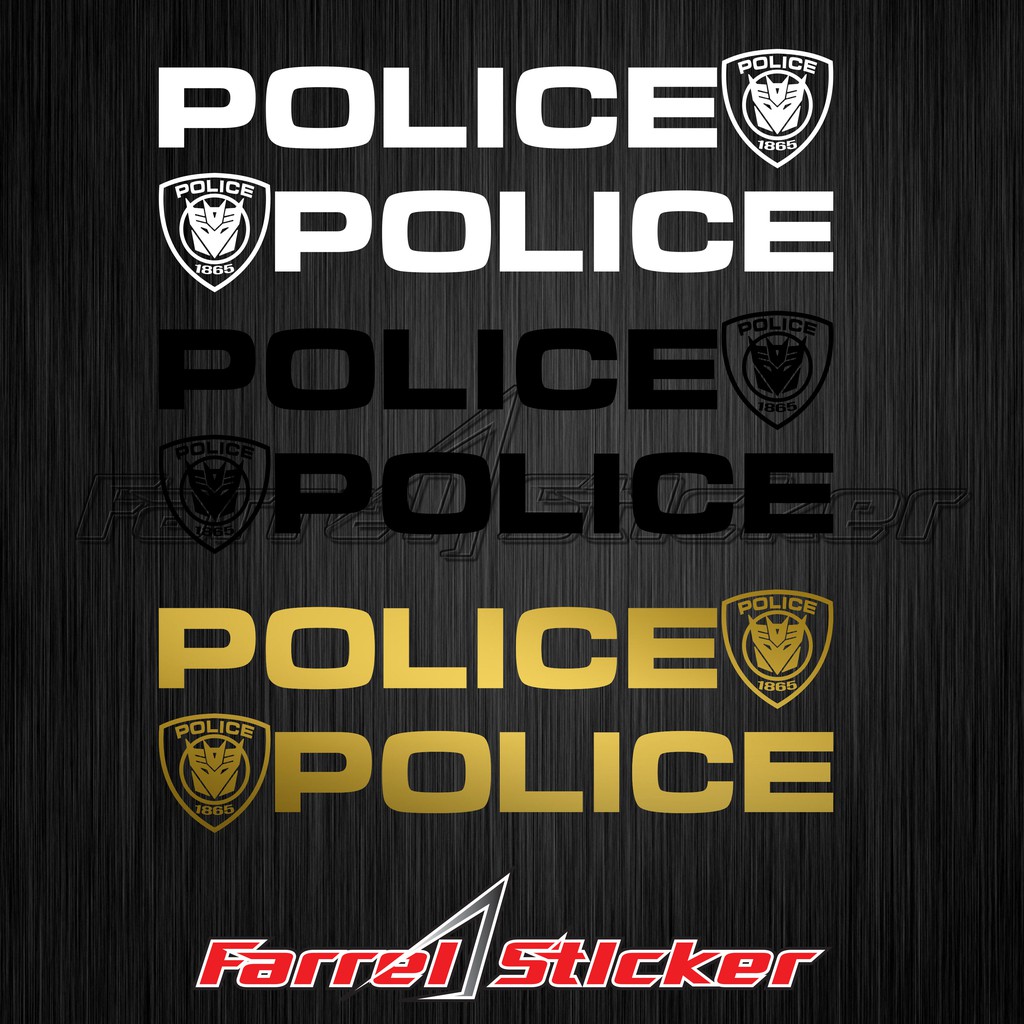 stiker sticker police nmax