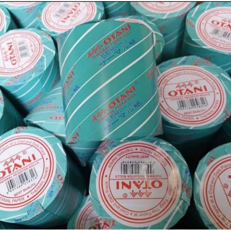 

Kertas termal /thermal paper /kertas struk Otani 80x80-17 blue