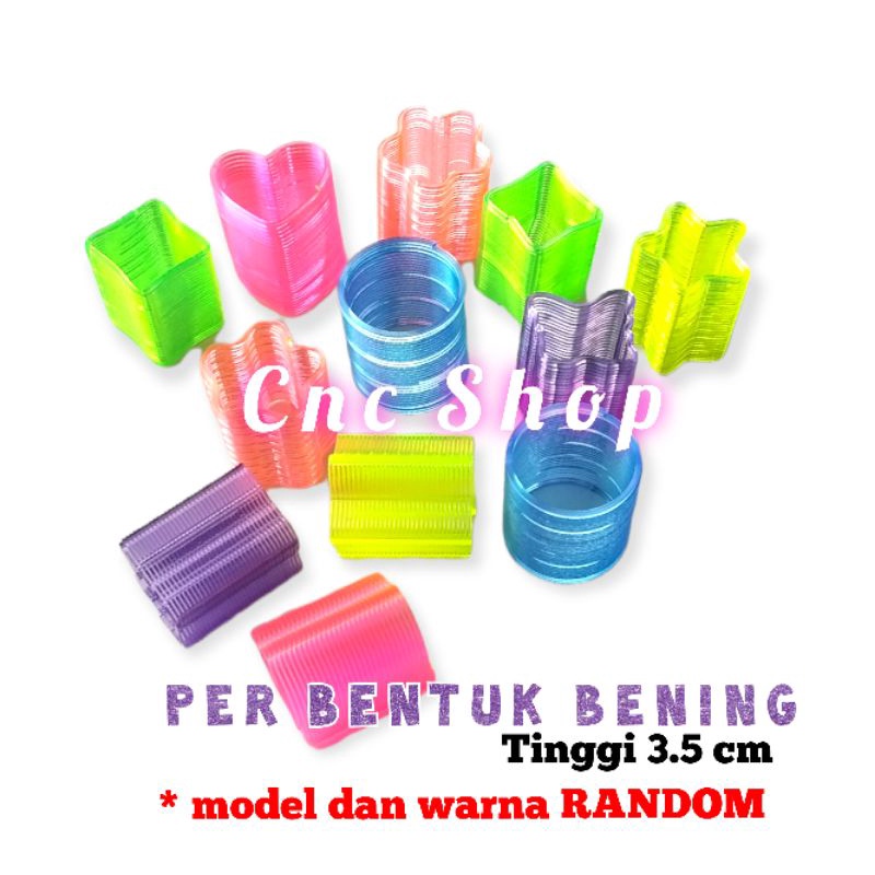 Mainan Anak Per Yoyo Pegas Bentuk Hati Bunga dll Per Slinky Magic Spring Murah