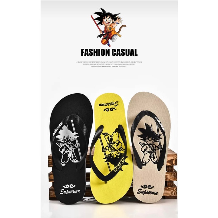 SANDAL JAPIT  CASUAL MOTIF GOKU