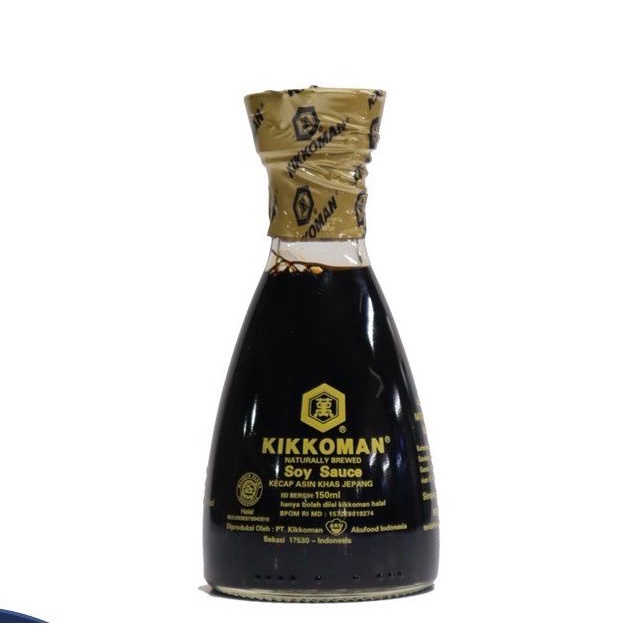 Kikkoman Soy Sauce Kecap Asin Jepang 150Ml