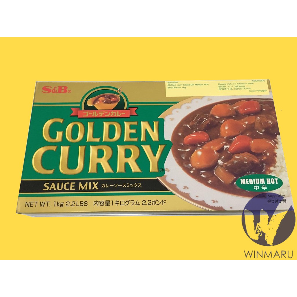 Jual S&B Golden Curry Medium Hot 1 Kg | Shopee Indonesia