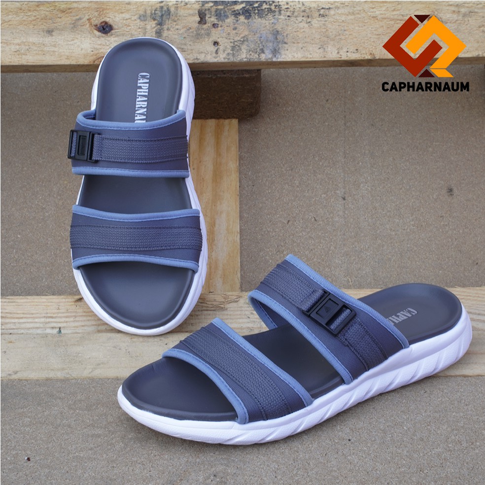 CAPHARNAUM [PSD 201] Sandal Selop Pria/ Sandal Cowok Ban 2 Distro/ Sandal Slide Cowok/ Sandal Selop Pria