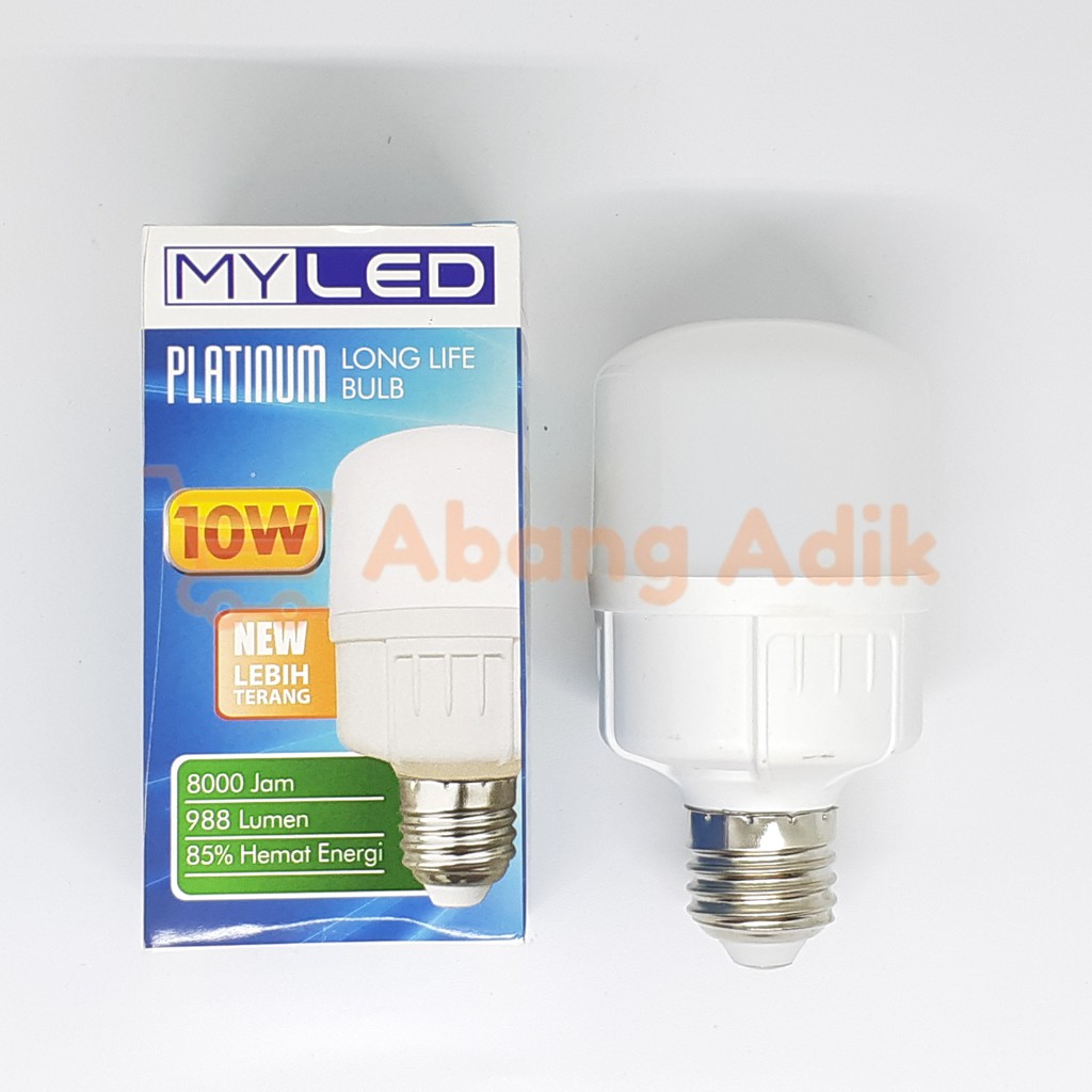 MyLED platinum 10w Lampu My LED Bulb Murah 10 watt w daylight putih