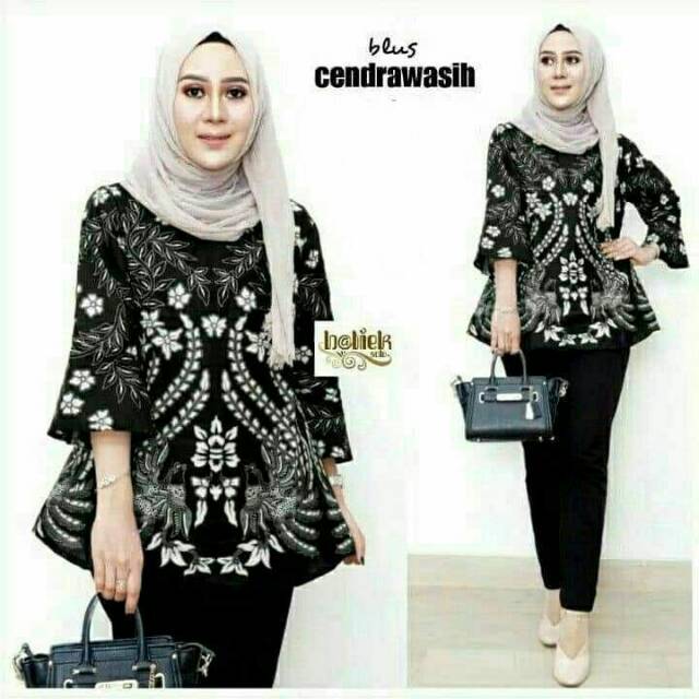 Banting Harga Blouse Batik Atasan Batik Wanita Terompet Lonceng Sogan Cendrawasih Abu Hitam Merak Terlaris Terhits J9J1EMIDrdXw6