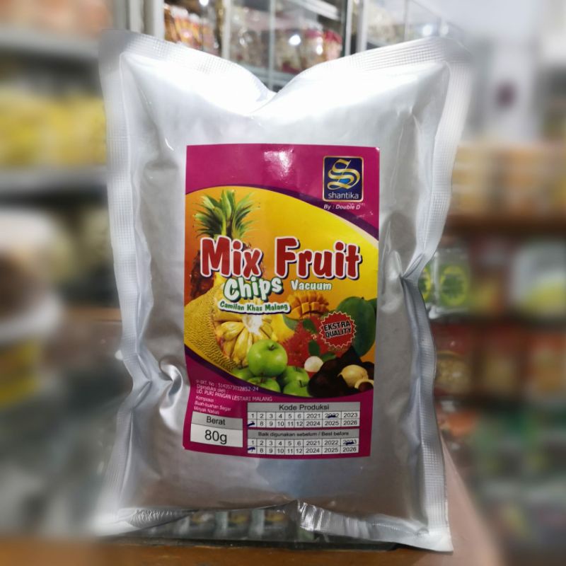 

keripik kripik mix fruits khas malang