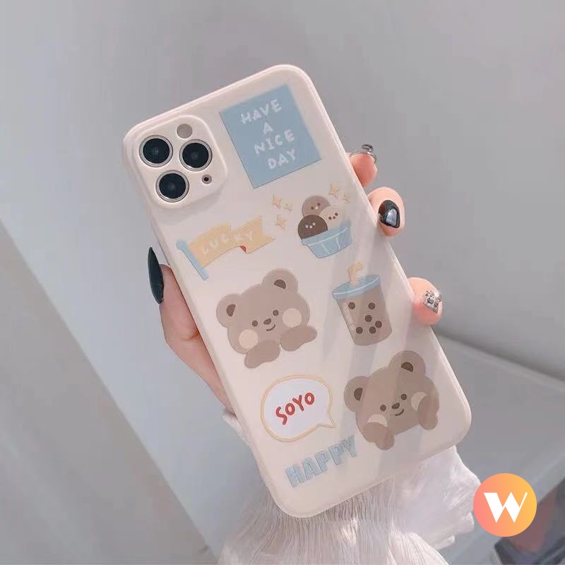 Soft Case Motif Kartun Beruang Untuk Samsung A32 A21s A03s A12 A03 A52s A52 A72 A50 A33 A53 A13 A50s A30s A22 M32 F22 A51 A71 A311 M11S A10s A20s