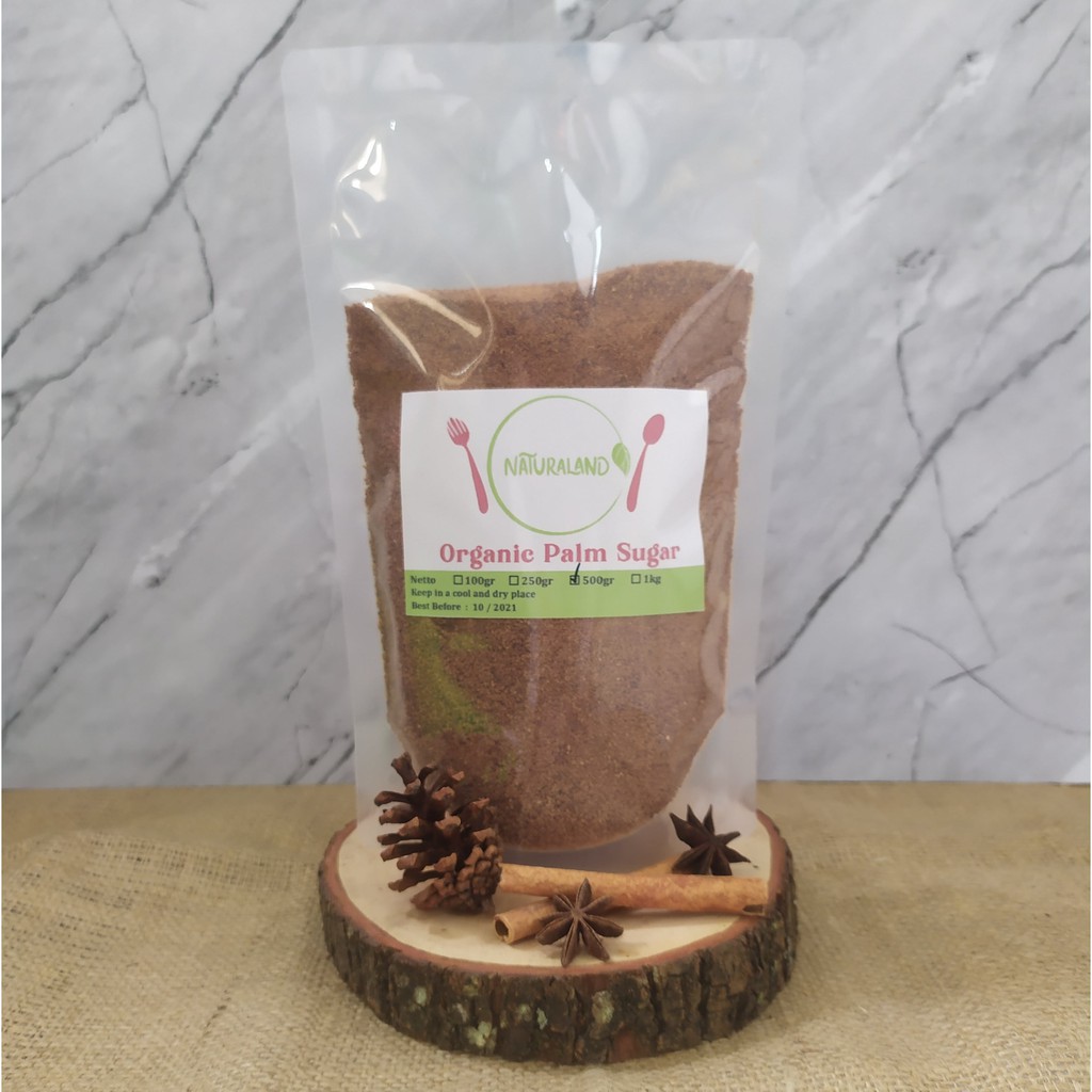 

Organic Palm Sugar / Gula Aren Organik / Gula Semut Organik - Kemasan 500 GR