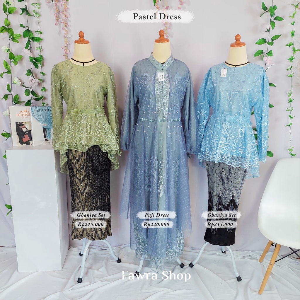Dress Pesta Kondangan dan Baju Kebaya Pastel