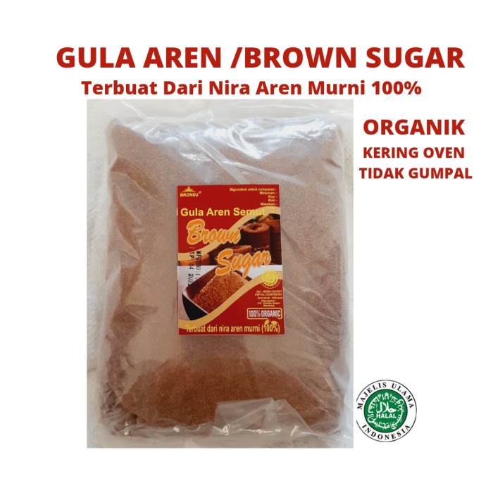 

Terlaris Gula Palem/ Brown sugar (Murni 100% aren)