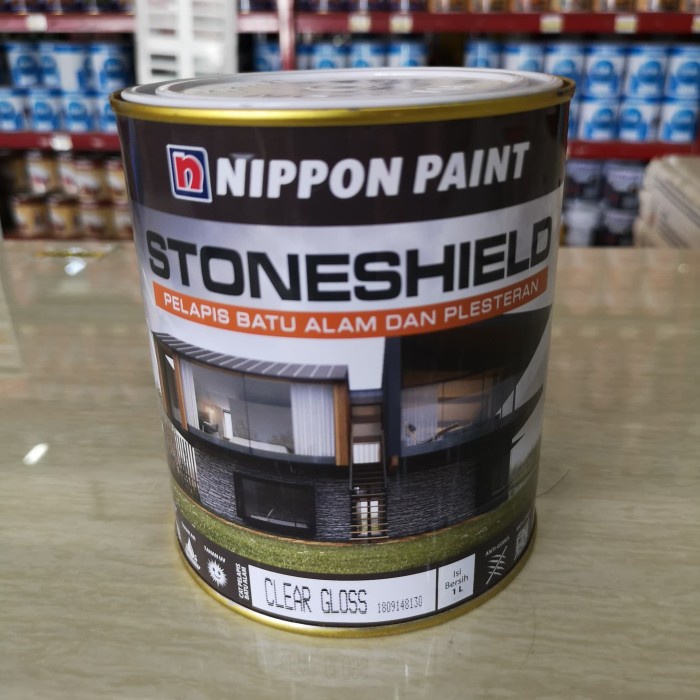 Jual CAT PELAPIS BATU ALAM DAN PLESTERAN NIPPON PAINT STONESHIELD (1