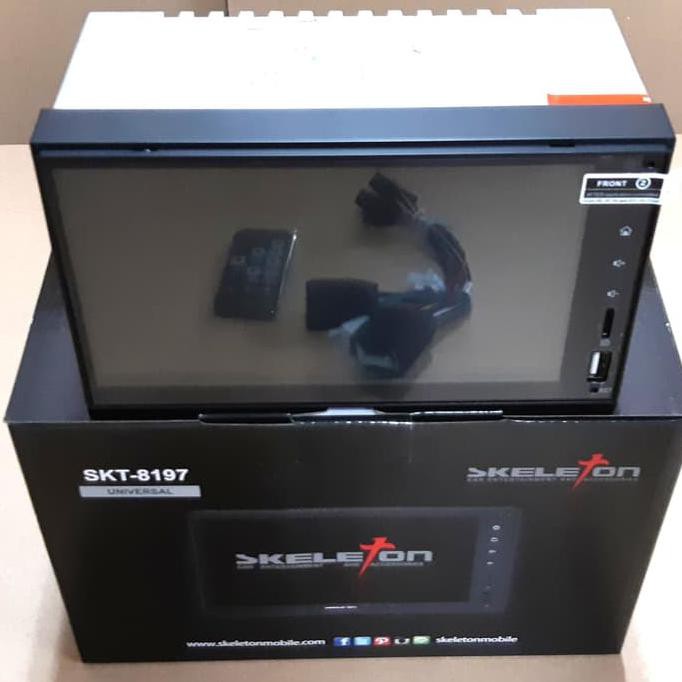 Tv Mobil Headunit Double Din Skeleton Skt-8197 / Skt - 8197 Produk Baru