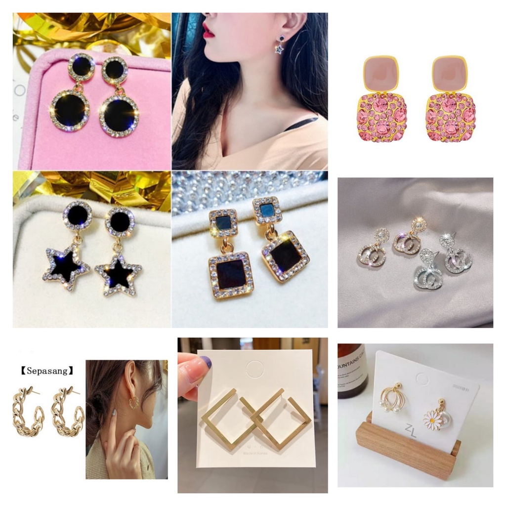 NunuLisaTan - anting wanita import cantik anting model terbaru import